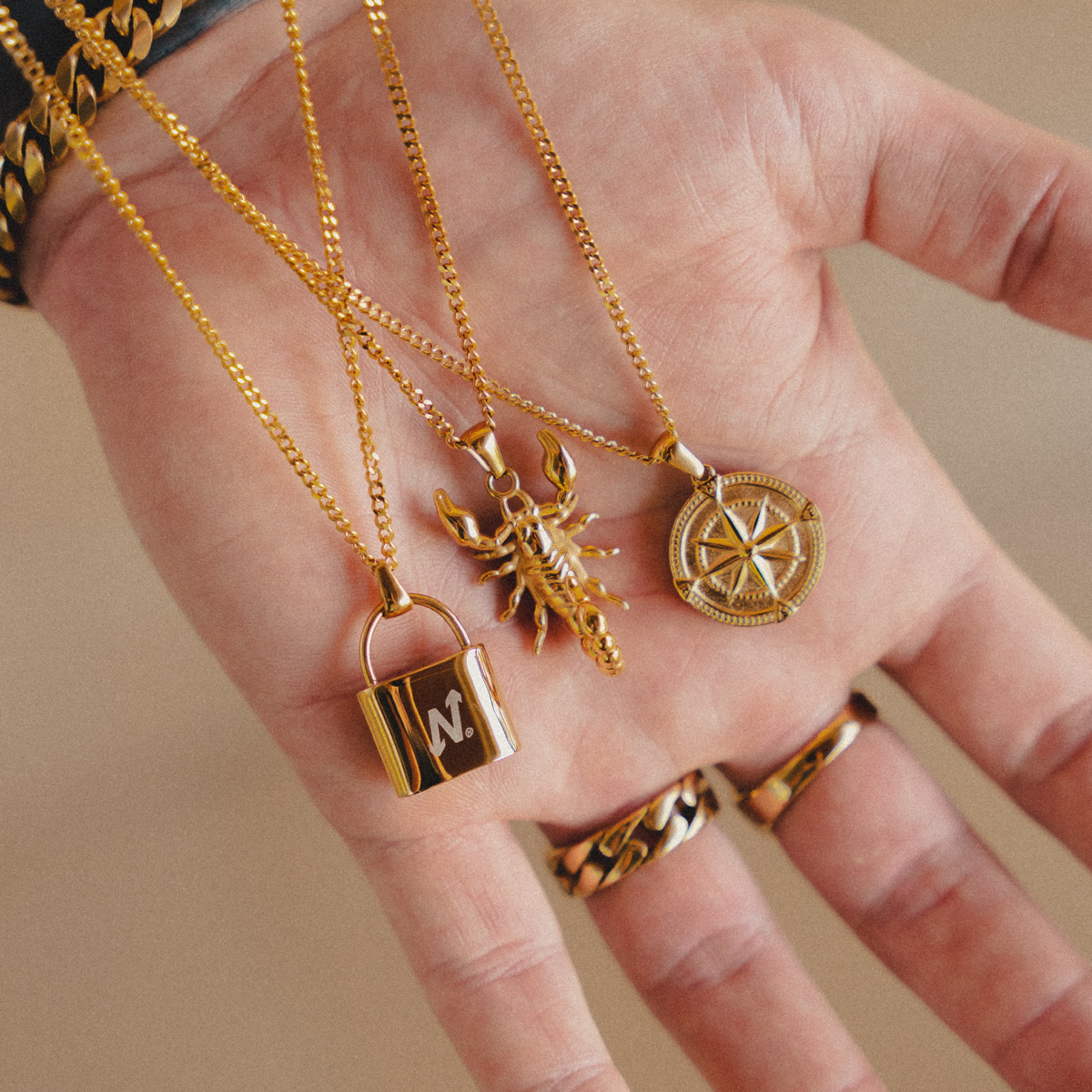 Colar Escorpião - Ouro 18K