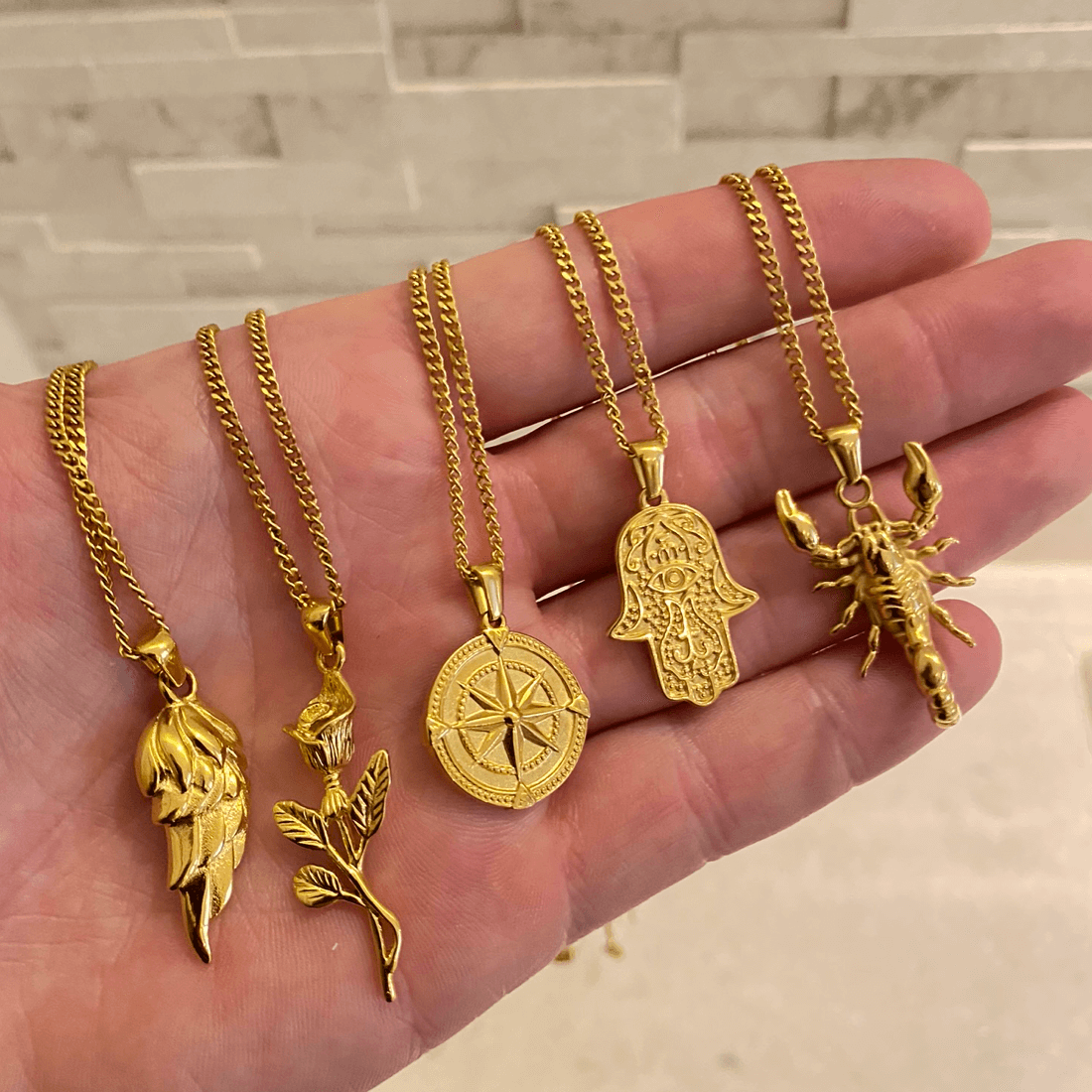 Colar Escorpião - Ouro 18K