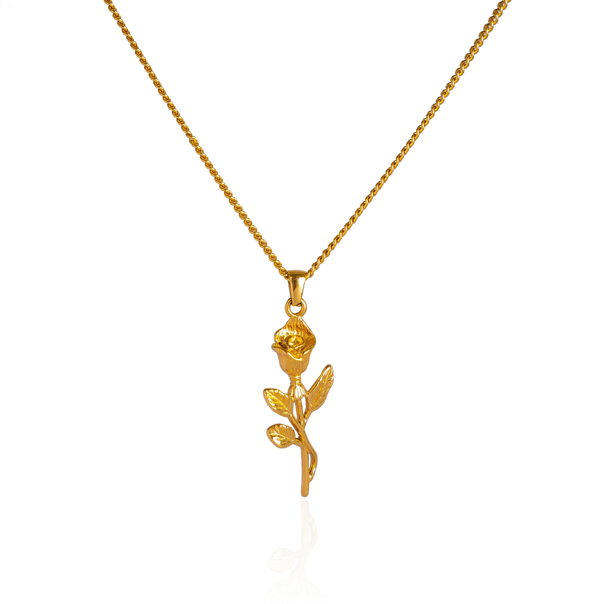 Colar Rosa - Ouro 18K